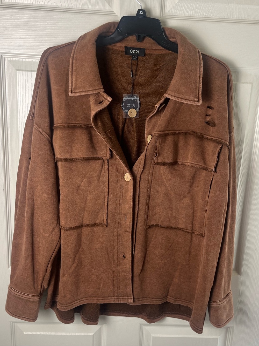 Oddy distressed jacket